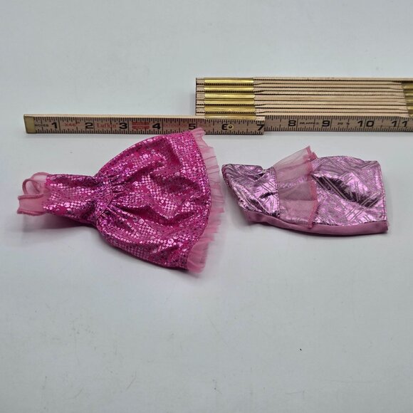 Barbie Fashion Pack: 2 Piece Set - Pink & Purple Dresses - Picture 6 of 6